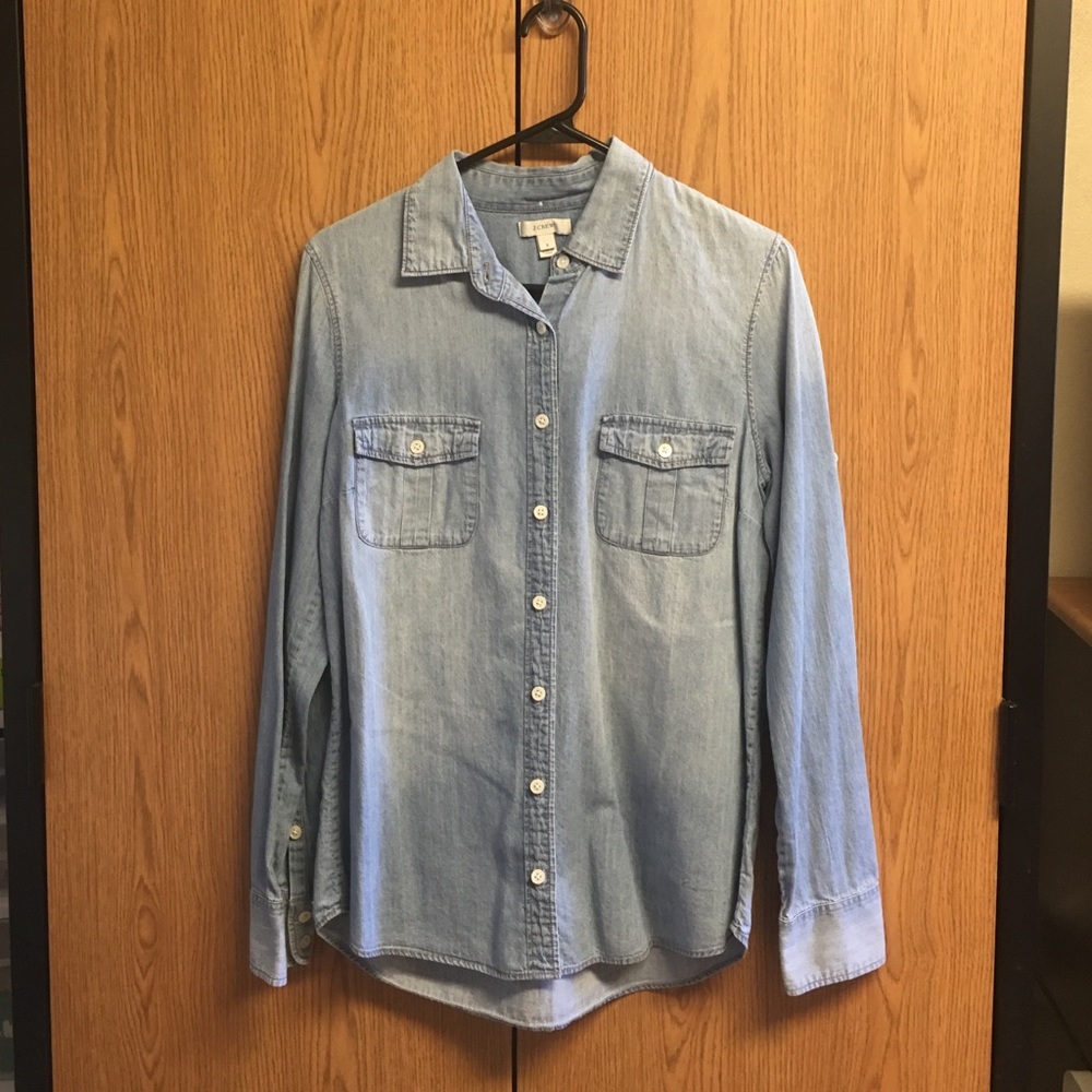 J. Crew Denim button up